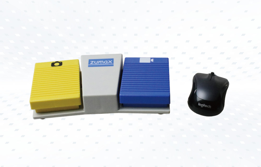 Optional wireless foot pedal is available for convenient real-time photos and video capture, easy document.