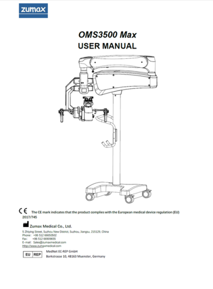 OMS 3500MAX User Manual